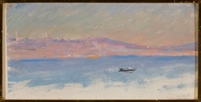 Blick auf Konstantinopel. Aus der Reise nach Konstantinopel von Jan Ciągliński