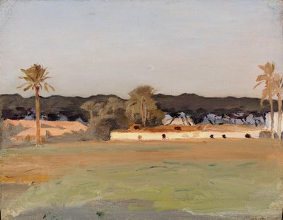 Abend. Aus der Reise nach Ägypten von Jan Ciągliński