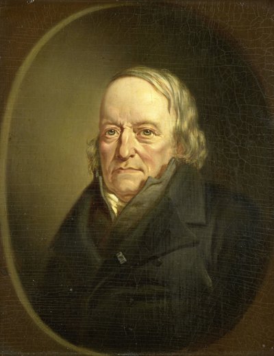 Porträt von Johannes Kinker, Dichter und Philosoph, Professor in Lüttich von Jan Cornelis van Rossum