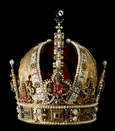 Krone des Kaisers des Heiligen Römischen Reiches Rudolf II. von Habsburg (1552-1612) von Jan Cornelisz Vermeyen