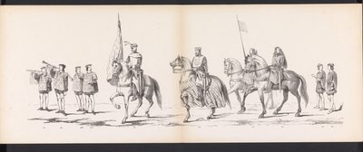 Maskerade der Leidener Studenten, 1865 (Platte 11) von Jan Daniël Cornelis Carel Willem baron de Constant Rebecque