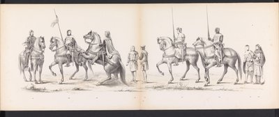 Maskerade der Leidener Studenten, 1865 (Platte 14) von Jan Daniël Cornelis Carel Willem baron de Constant Rebecque