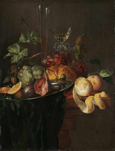 Früchte und Wein von Jan Davidsz. de Heem