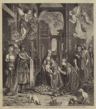 Die Anbetung der Könige von Jan Gossaert