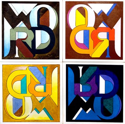 Vier Worte, sprachlos, 2007 von Jan Groneberg