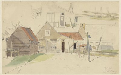 Studien von Häusern in der Vinkenbuurt, Amsterdam von Jan H.L. Hanau