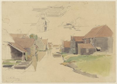 Studien von Häusern in der Vinkenbuurt, Amsterdam von Jan H.L. Hanau