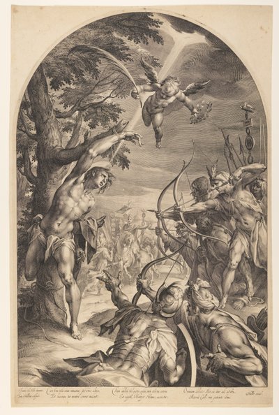 Martyrium des Heiligen Sebastian von Jan Harmensz. Muller