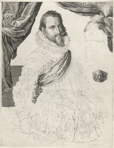 Porträt von König Christian IV. von Dänemark und Norwegen von Jan Harmensz. Muller