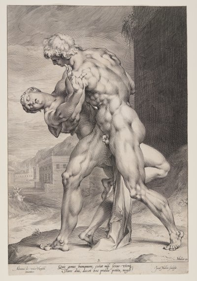 Die Entführung einer Sabinerin von Jan Harmensz. Muller