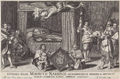 Paradebett von Prinz Maurits, 1625 von Jan Hendriksz. Verstraelen