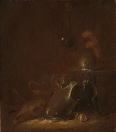 Stillleben mit Kriegsgeräten von Jan Jansz Buesem (attributed to)