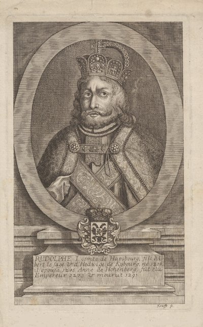 Rudolf I. von Habsburg 1218-1291, König der Römer von Jan Lauwryn Krafft
