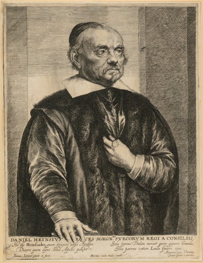 Porträt von Daniel Heinsius von Jan Lievens