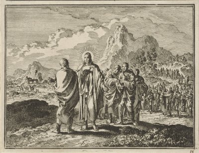 Christus bestraft Petrus von Jan Luyken