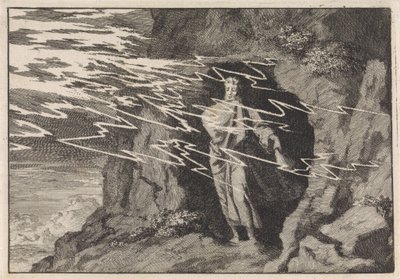 Elia in der Höhle von Jan Luyken