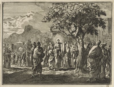 Zachäus im Feigenbaum von Jan Luyken