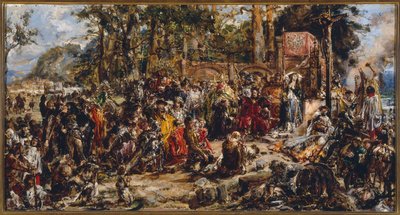 Taufe Litauens. R.P. 1387 von Jan Matejko