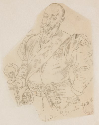Büste von Wacław Rzewuski, Großkronhetman von Jan Matejko