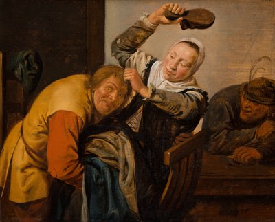 Die fünf Sinne: Tasten von Jan Miense Molenaer