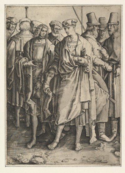 Gruppe bewaffneter Männer, Kopie, o.D. von Jan Muller