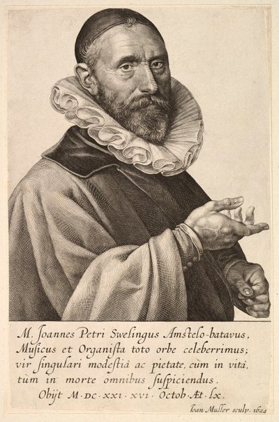 Porträt von Jans Pietersz Sweelinck von Jan Muller