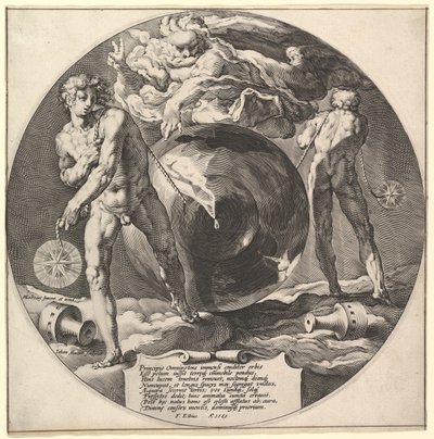 Schöpfung der Welt, ca. 1592 von Jan Muller