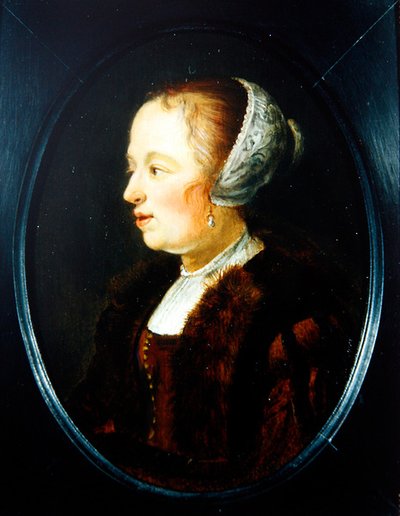 Porträt einer Frau von Jan Olis