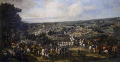 Die Schlacht von Guastalla von Jan Peeter Verdussen