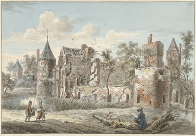 Ruine des Hauses ter Haar bei Maarssen von Jan Philip Reuthel jr.