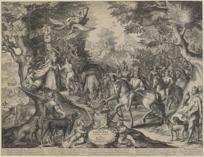 Allegorie des blühenden Zustands der Vereinigten Provinzen von Jan Pietersz Saenredam