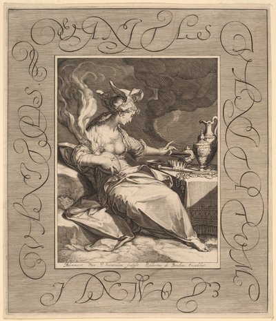 Vanitas, Vanitatum et Omnia Vanitas von Jan Pietersz Saenredam, after Abraham Bloemaert