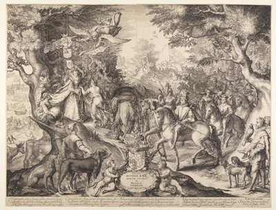Allegorie des blühenden Zustands der Vereinigten Provinzen von Jan Saenredam