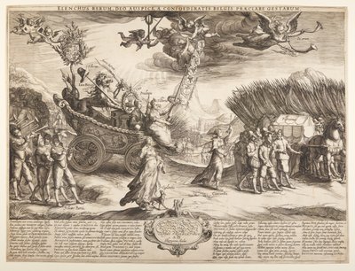Allegorie des Triumphs der Niederlande über Spanien von Jan Saenredam