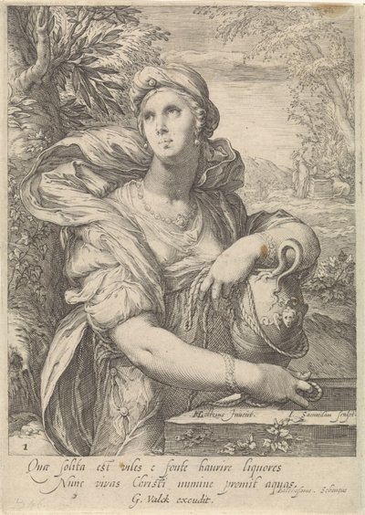 Die Samariterin von Jan Saenredam