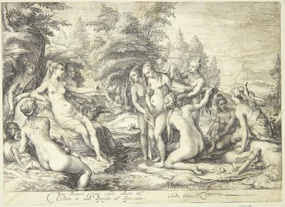 Diana und Callisto von Jan Saenredam