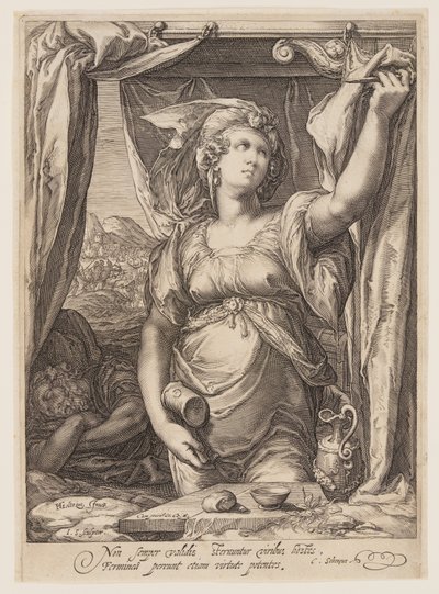 Jael und Sisera von Jan Saenredam