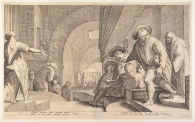 Die Anbetung der Hirten von Jan Saenredam