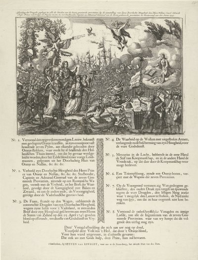 Allegorie auf die Ernennung von Wilhelm IV. zum Statthalter der Republik, 1747 von Jan Smit (II)