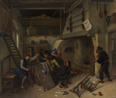 Schlägerei in einer Schenke von Jan Steen
