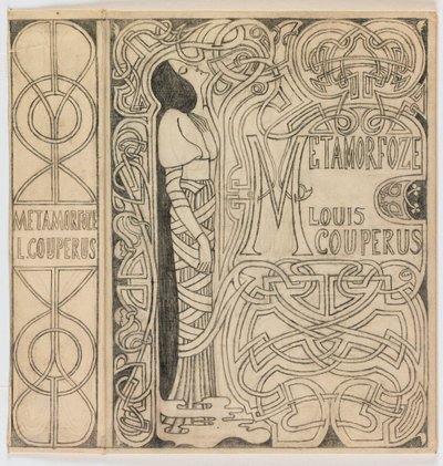 Einbandentwurf für: Louis Couperus, Metamorfoze, 1897 von Jan Toorop