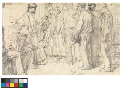 Streikende von Jan Toorop