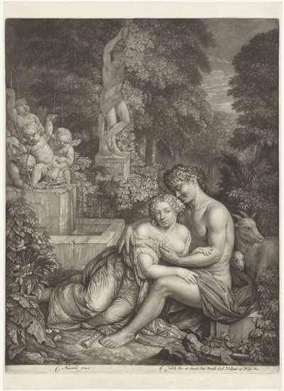 Vertumnus und Pomona von Jan Verkolje (I)