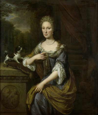 Porträt einer Frau von Jan Verkolje