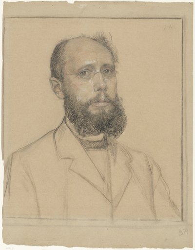 Porträt von Samuel Muller von Jan Veth