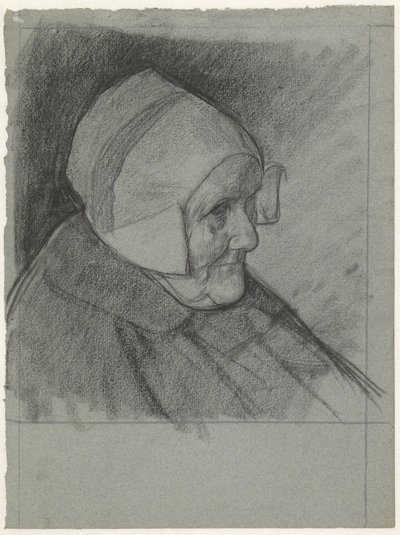 Porträt von Frau van den Brink von Jan Veth