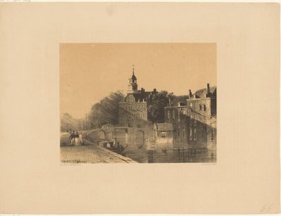 Stadtansicht mit Kanal von Jan Weissenbruch