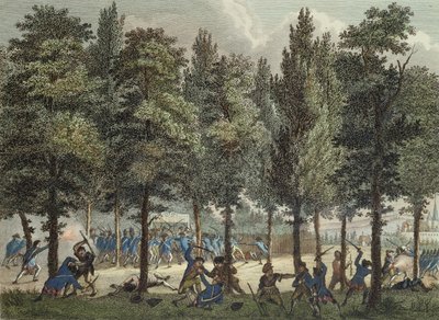 Die Marseillais auf den Champs-Elysees, 30. Juni 1792, graviert von Reinier Vinkeles und Daniel Vrydag von Jan after Bulthuis