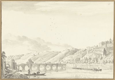 Ansicht der Stadt und des Schlosses in Namur von Jan de Beijer