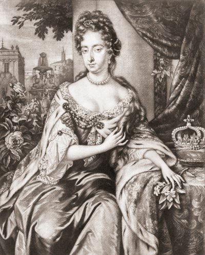 Königin Maria II. von England, Schottland und Irland von Jan or Verkolye (after) Verkolje